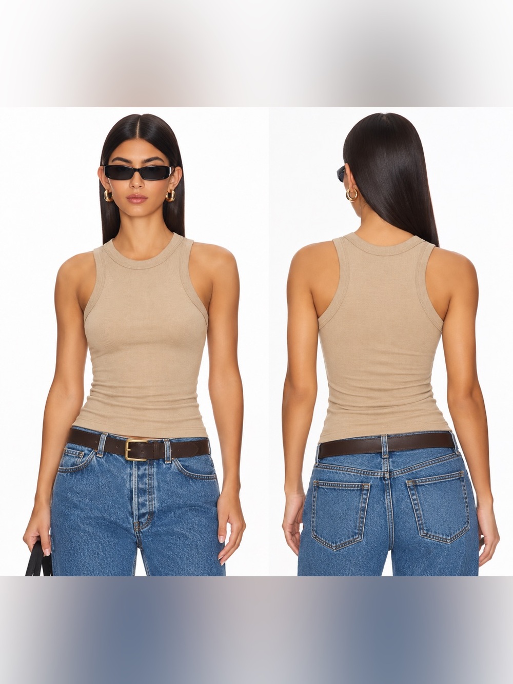 NWT We Wore What Ribbed Tank -Medium